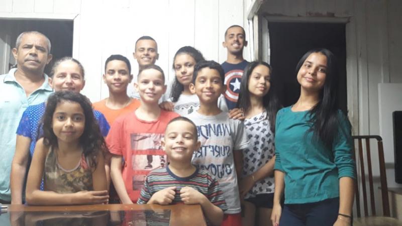 Arquivo pessoal - Aparecida Graci Pereira da Silva, de Prudente, tem 51 anos e 10 filhos: sendo seis homens e quatro mulheres