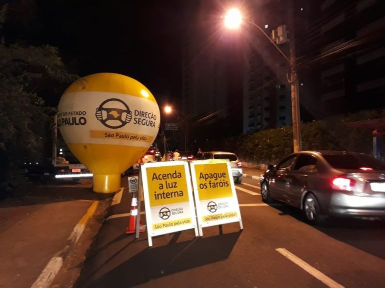 Polícia Militar - Fiscalizações ocorreram em duas avenidas de Prudente