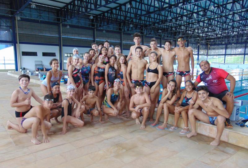 Cedida/Marcos Chicalé - Sob o comando do técnico Pépe, nadadores da Semepp estarão em Andradina neste sábado