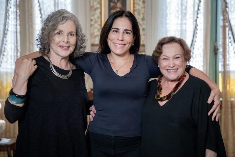 Raquel Cunha/TV Globo -  Irene Ravache, Glória Pires e Nicette Bruno