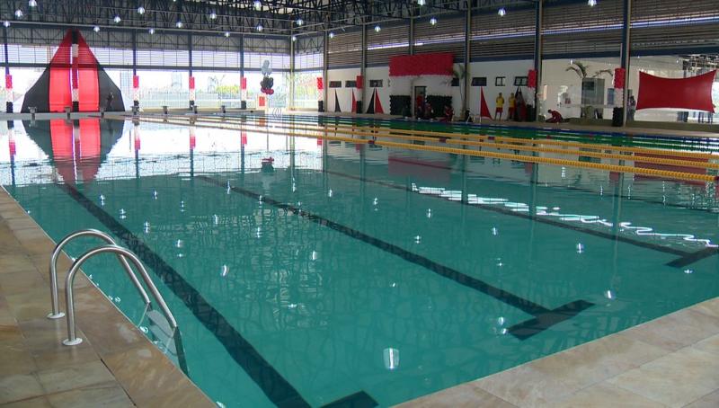 Arquivo - Piscina olímpica de 50 m passou por vistoria neste mês