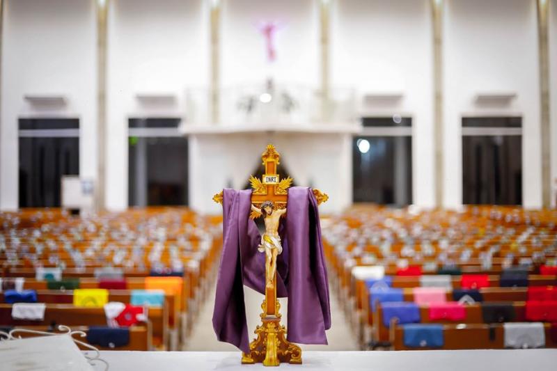 Wellington Motta/Cedida - Na Paróquia Nossa Senhora do Carmo são recepcionadas cerca de 800 fotos por dia