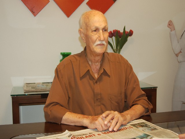 Prefeitura de Prudente/Site - Júlio Dias Goulart tinha 93 anos e teve falência múltipla dos órgãos