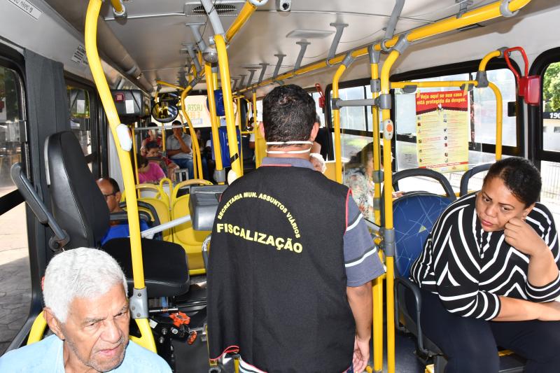 Prefeitura de Prudente - Fiscais verificaram em quais linhas e horários tem havido lotação nos ônibus