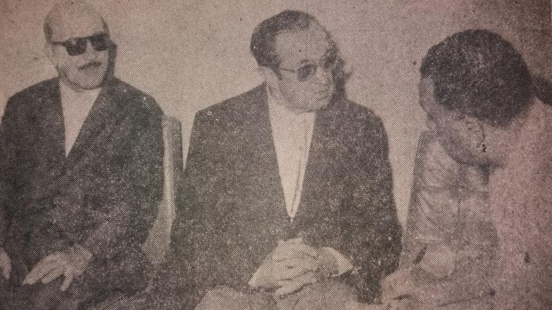 Na foto, o professor Diego Barros Monteiro, quando concedia entrevista ao jornalista Barbosa da Silveira, tendo ao lado o Sr. Cyro Dupré Monteiro. (...)