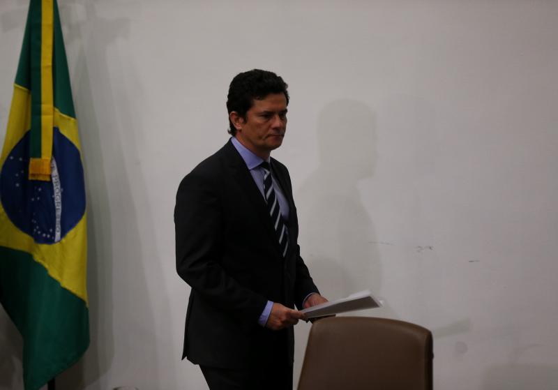 Pedro Ladeira/Folhapress - Moro deixa o governo de Jair Bolsonaro após a exoneração do diretor-geral da Polícia Federal, Maurício Valeixo, ter sido publicada nesta madrugada no Diário Oficial da União