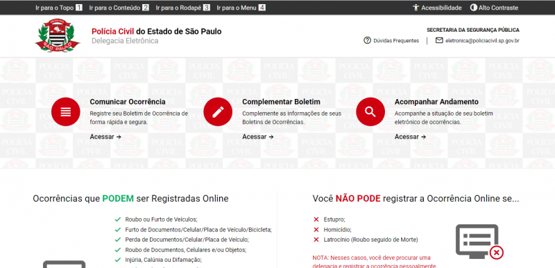 Reprodução - Atendimento virtual da Polícia Civil foi ampliado