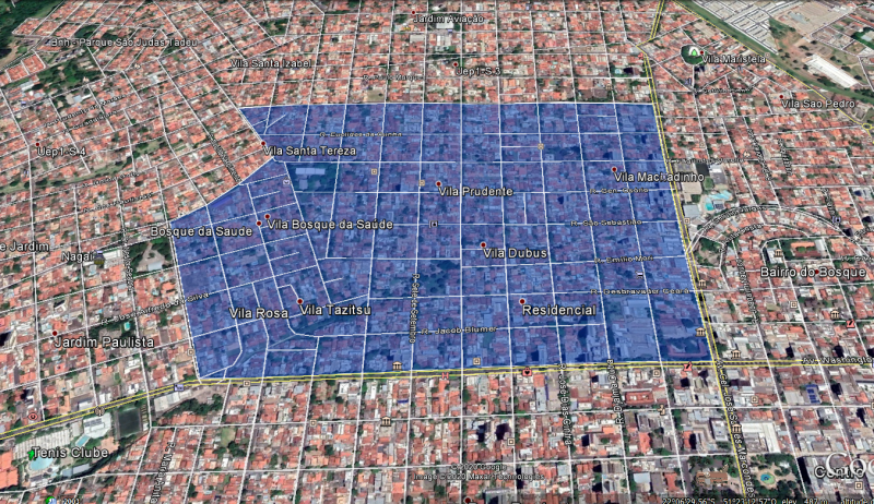 Secom - Trabalho contempla as vilas Rosa, Santa Tereza, Bosque da Saúde, Prudente, Dubus e Machadinho, além do bairro Residencial