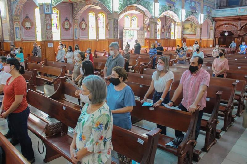 Pascom/ Diocese de Prudente - Bispo mantém decreto de missas presenciais com 40% da capacidade