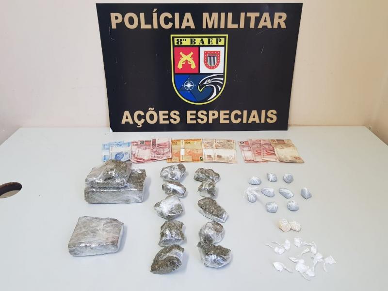 Polícia Militar - Acusado confessou a venda de entorpecentes 