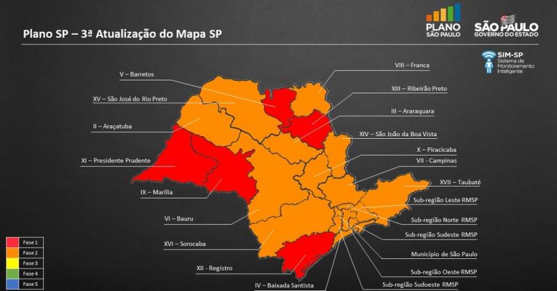 Divulgação - DRS-9, de Marília, estava na faixa laranja e recuou para a vermelha