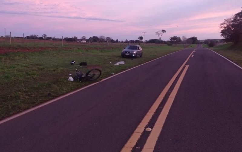 Polícia Militar Rodoviária - Batida ocorreu no km 2, da SPA-634