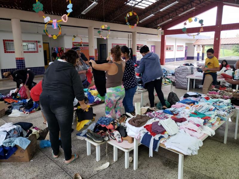 Cedida - Prefeitura montou Centro de Ajuda Humanitária para concentração das doações
