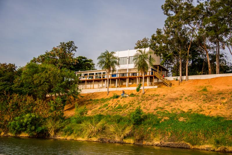 Cristiano Rapchan: Casa principal, com vista para o Grande Lago do Rio Paraná