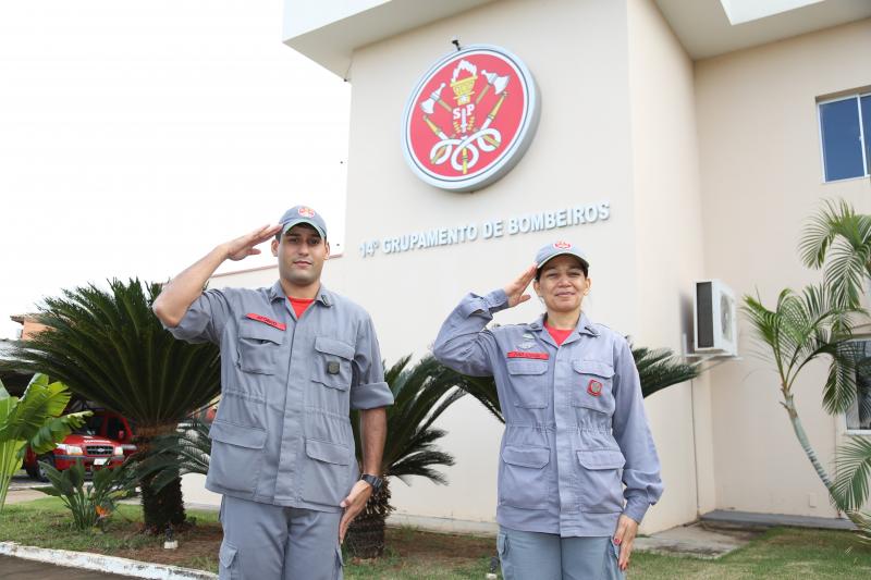 Weverson Nascimento: Afonso e Ana Lucia trabalham juntos no 14º Grupamento