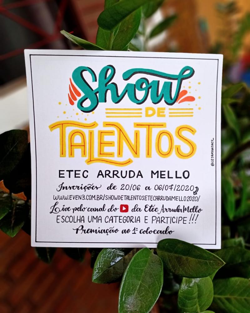 Reprodução / Taciany Ingrid da Silva - Show de Talentos é direcionado aos alunos da Etec