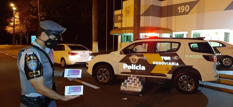 Polícia Militar Rodoviária - Motorista assumiu a propriedade dos eletrônicos