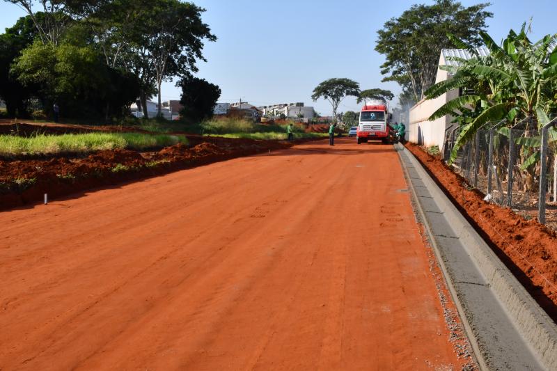 Marcos Sanches/Secom - Terraplanagem está bem adiantada e em fase de finalização, informa Prefeitura