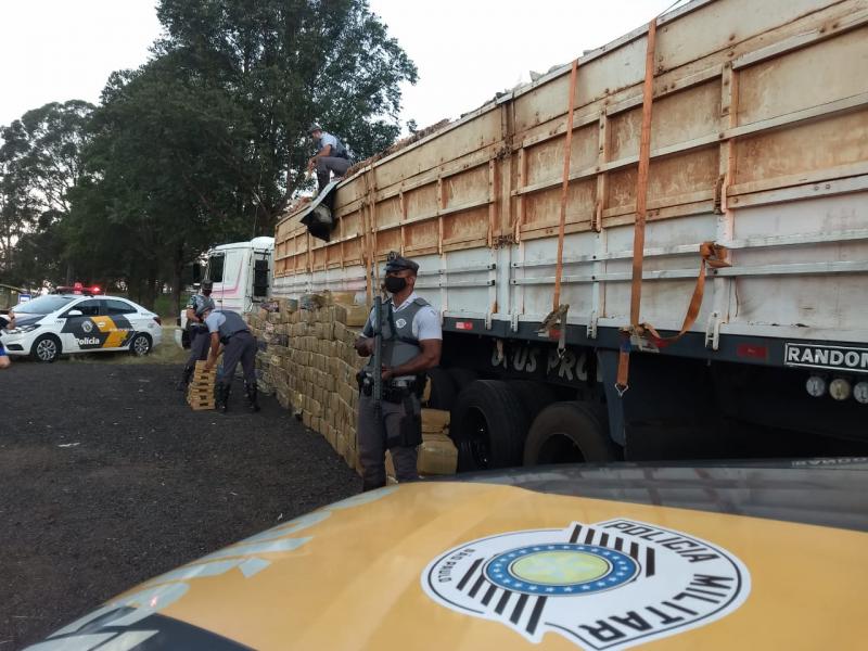 Polícia Militar Rodoviária - Carga seria entregue em município de São Paulo