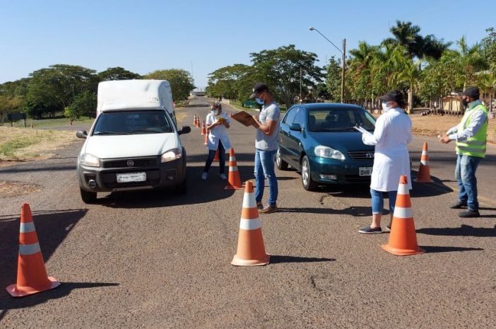  Prefeitura de Pacaembu - Prefeitura instalou barreira sanitária no município 