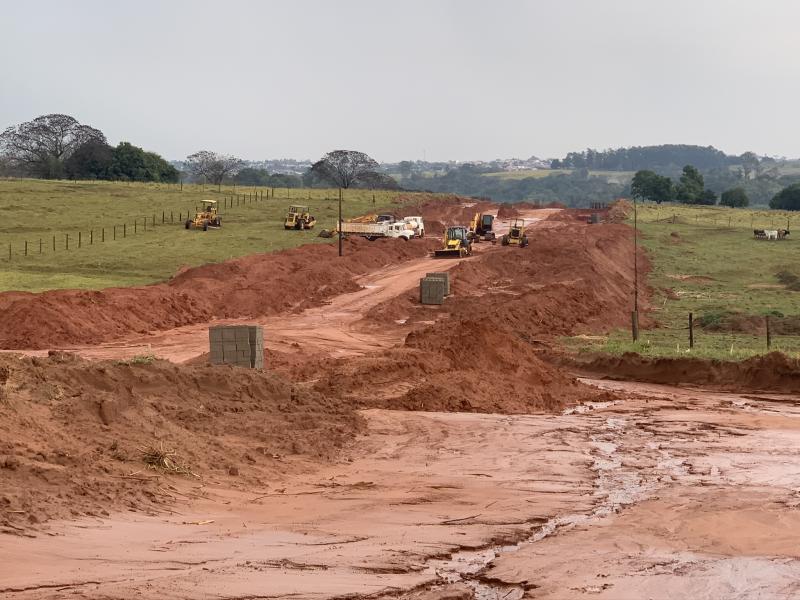 Sinomar Calmona - Maior avenida da cidade está em construção pela iniciativa privada e unirá as avenidas Coronel Marcondes e Miguel Damha