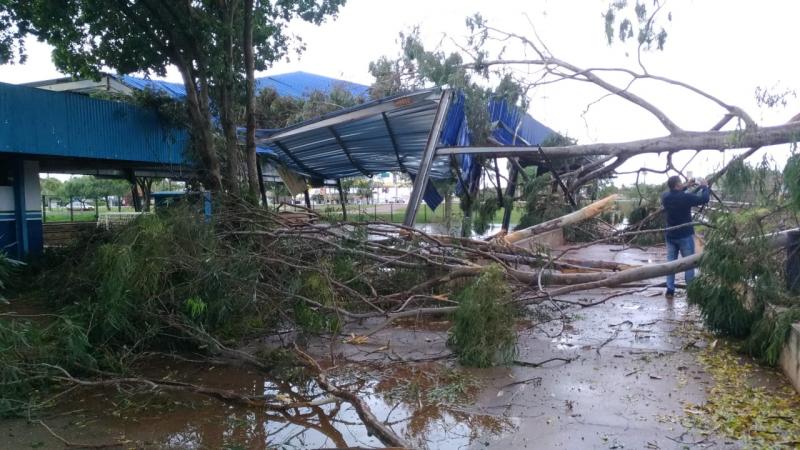 Prefeitura de Rosana  - Distrito de Primavera foi o mais atingido pelo temporal, informou a Prefeitura 