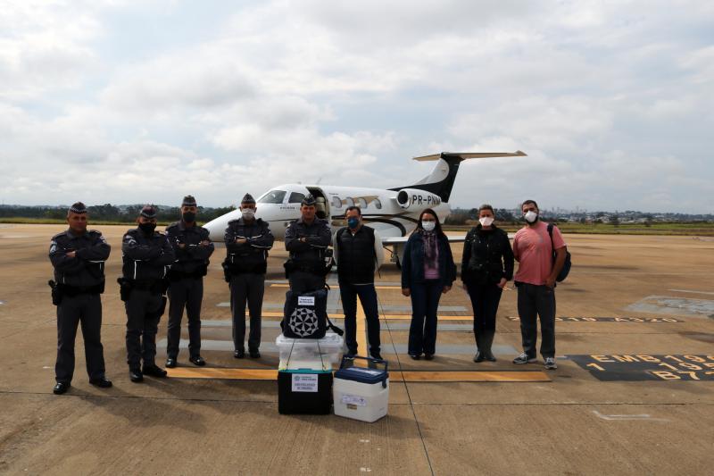 AI HRPP - Órgãos foram levados ao aeroporto, onde dois aviões aguardavam para realizar o transporte até o destino