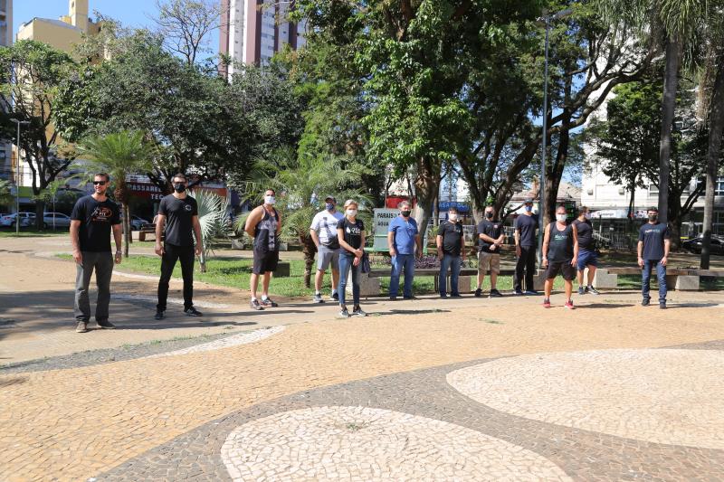 Weverson Nascimento - Durante a manhã, o ato pacífico reuniu representantes de academias 