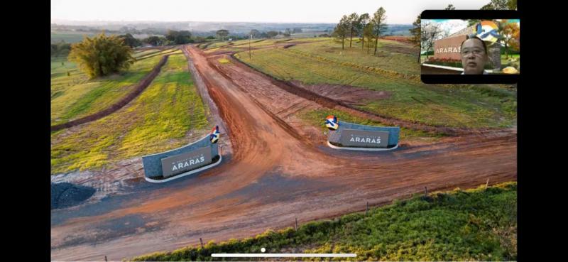 Imagem do local do novo condomínio de chácaras, em Álvares Machado