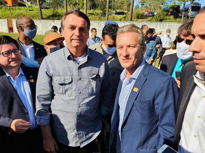 Deputado Ed Thomas esteve com Bolsonaro | O Imparcial