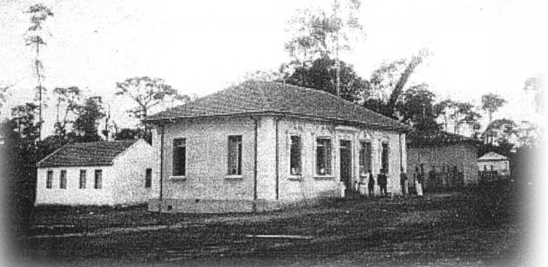 Residência do coronel Francisco de Paula Goulart, em 1924