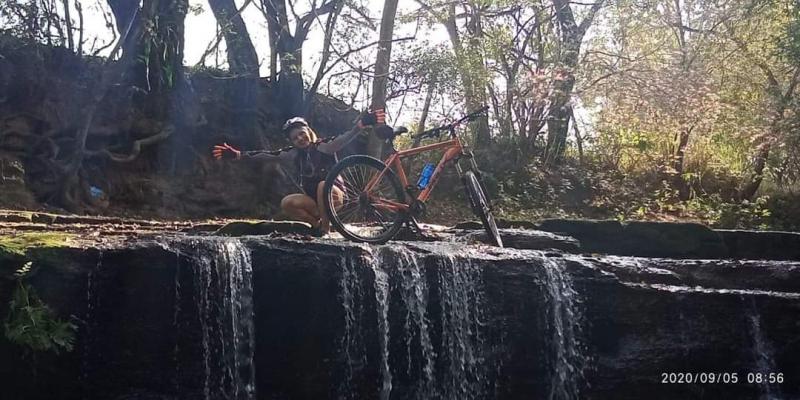 Cedida: De bicicleta ou na caminhada, nas áreas rurais a máscara pode ser dispensada