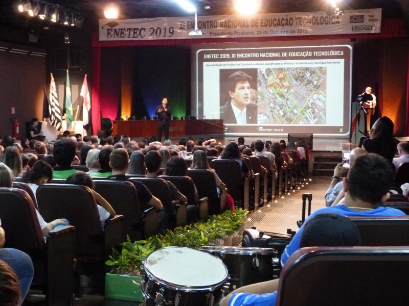 Cedida - Até ano passado, evento ocorreu no formato presencial, no teatro César Cava 