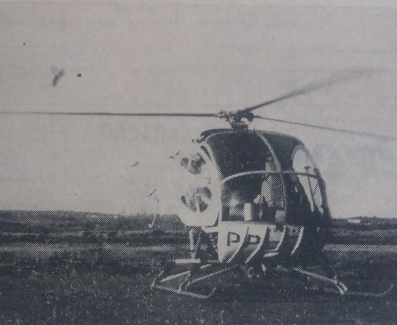 Foto: Helicóptero do Incra