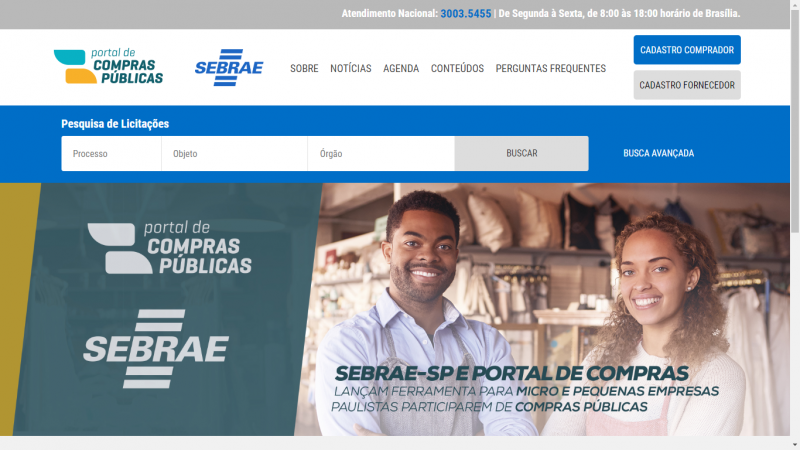 Reprodução - Sebrae e Portal de Compras Públicas realizam curso gratuito às pequenas empresas