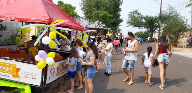 Ato de solidariedade dos torcedores corintianos em parceria com Lar Santa Filomena