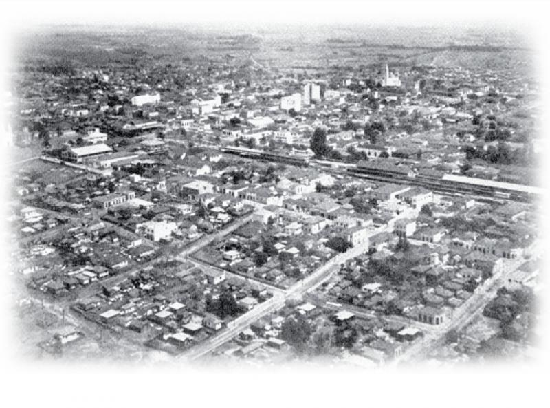 Vista Parcial de Presidente Prudente, em 1954