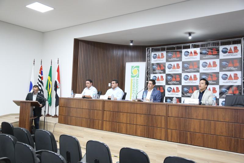 Weverson Nascimento - Encontro na OAB debate as questões mais relevantes para o setor produtivo local