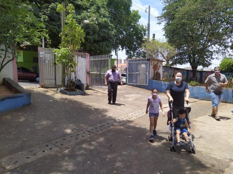 Cedida - Major Glauco votou na Escola Municipal Doutor João Franco de Godoy