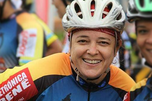 Foto: Cedida - Rosiane foi uma grande incentivadora do ciclismo em Prudente
