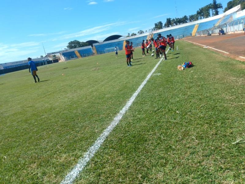 Azulão realizou últimas correções ontem antes da partida de hoje