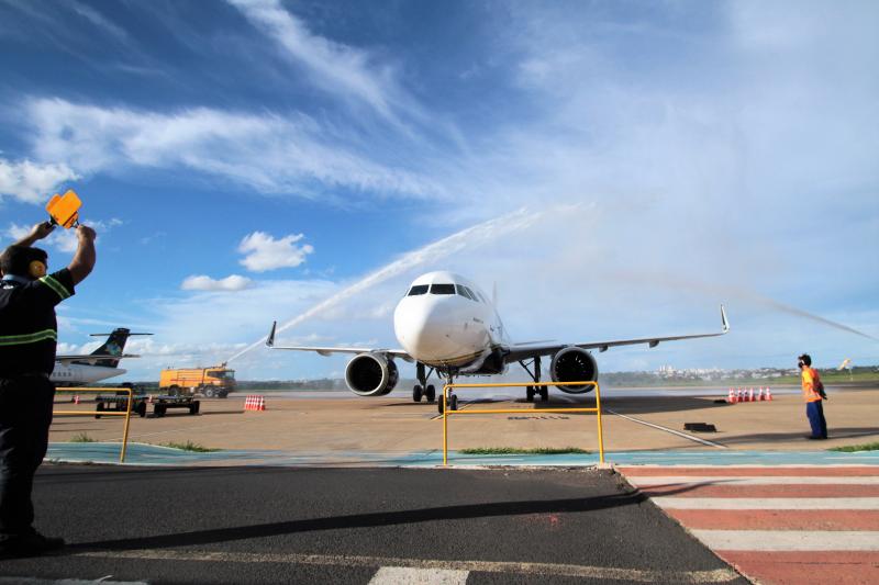 Aeronave foi batizada ao chegar pela primeira vez no município 