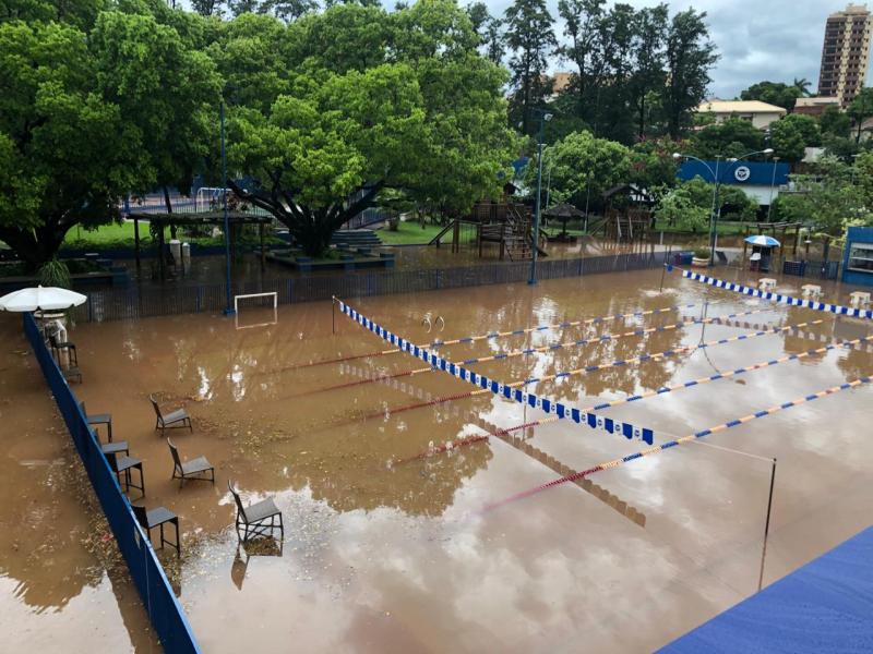 Novamente dependências do TCPP são tomadas pela força das águas da forte chuva