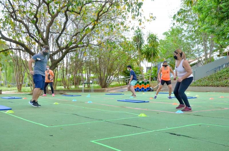 Sesc executou a ginástica multifuncional seguindo todos os protocolos de prevenção 