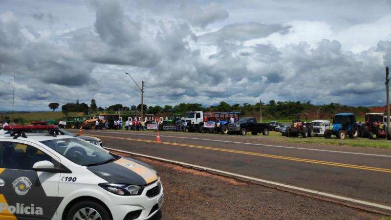 Manifestações ocorreram de forma pacífica na região de Presidente Prudente