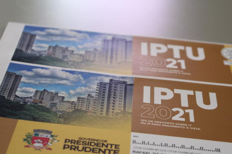 Prefeitura oferta desconto de 10% para quem realizar o pagamento à vista em parcela única