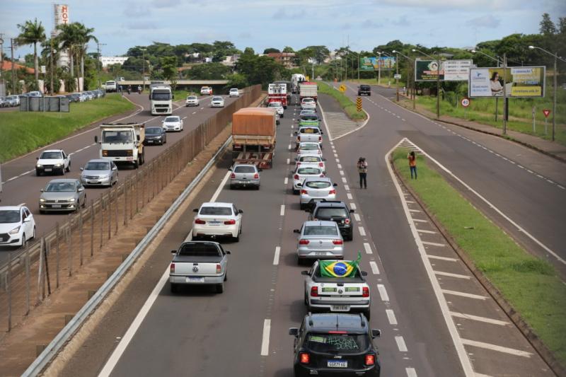 Carreata percorre as principais ruas de Presidente Prudente