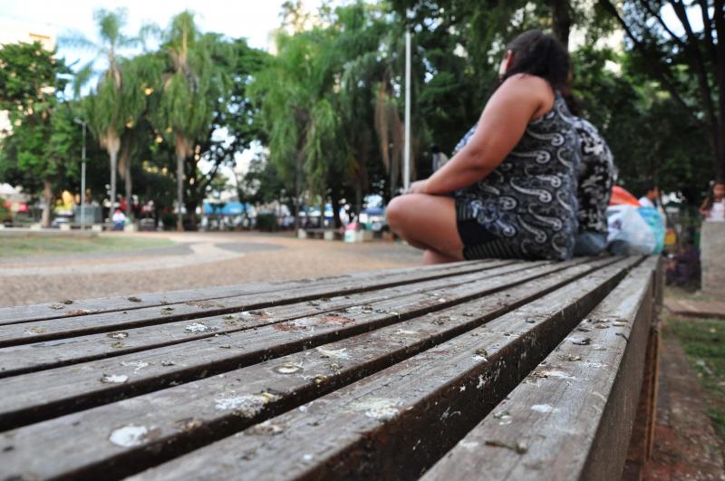 Presença dos pombos no centro da cidade já foi palco de inúmeras discussões 