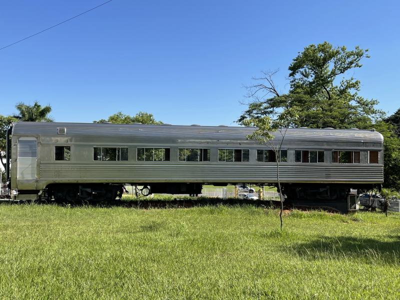 Vagão do "trem de luxo" foi recuperado pela Secretaria da Cultura de Presidente Prudente