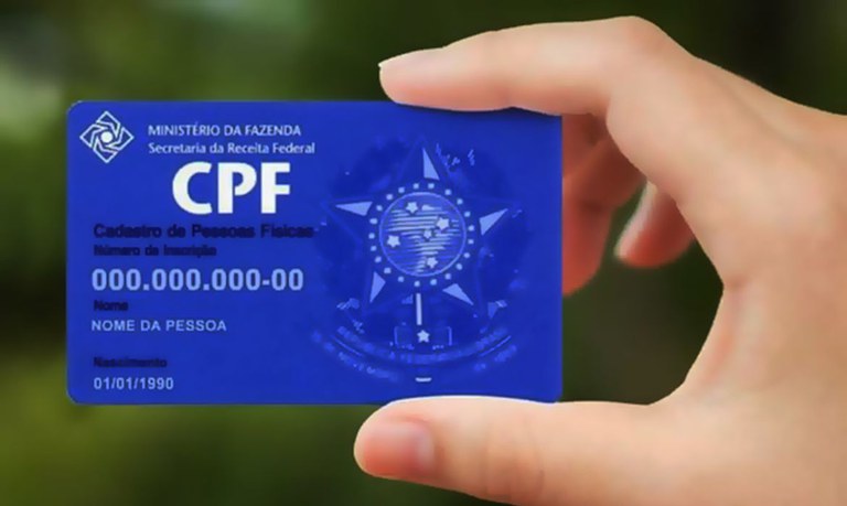 CPF é utilizado para identificar o cidadão na Receita Federal